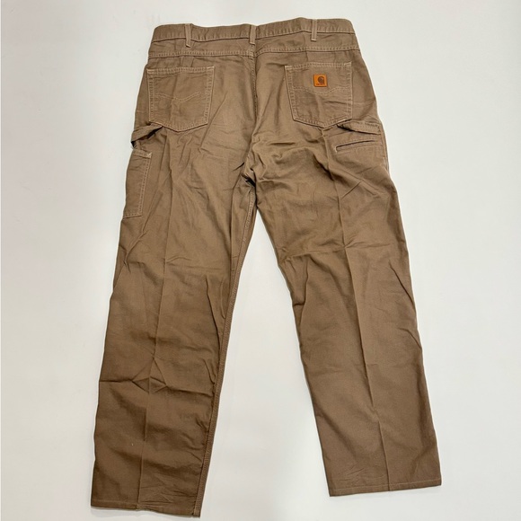 Carhartt Original Dungaree Fit B159 Tan Canvas Pants Men’s Loose 42x34 - Picture 2 of 3